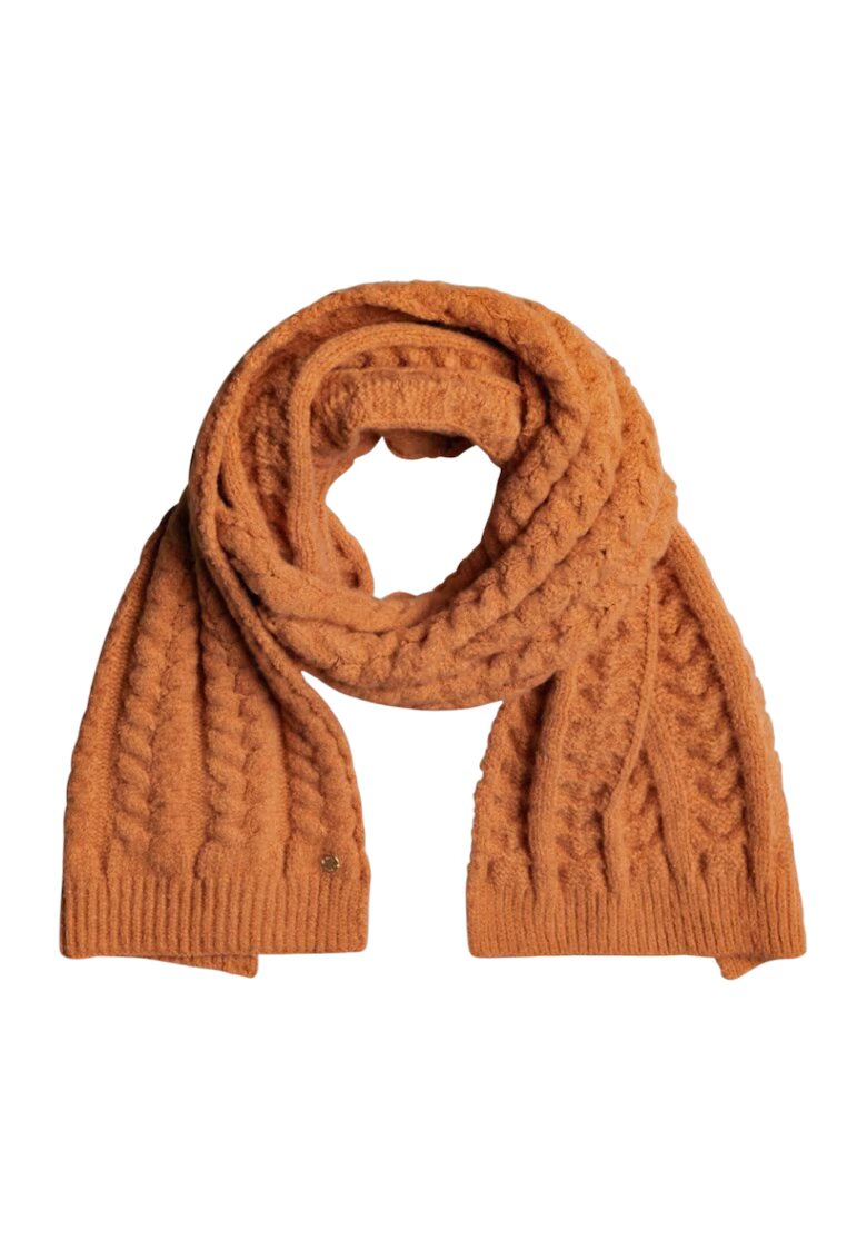 Roxy Esarfa din tricot - Acril - Maro - 194 x 38 -5 cm
