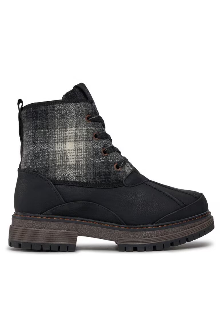 Roxy Ghete dama 303015473 - Piele ecologica/Textil - Negru