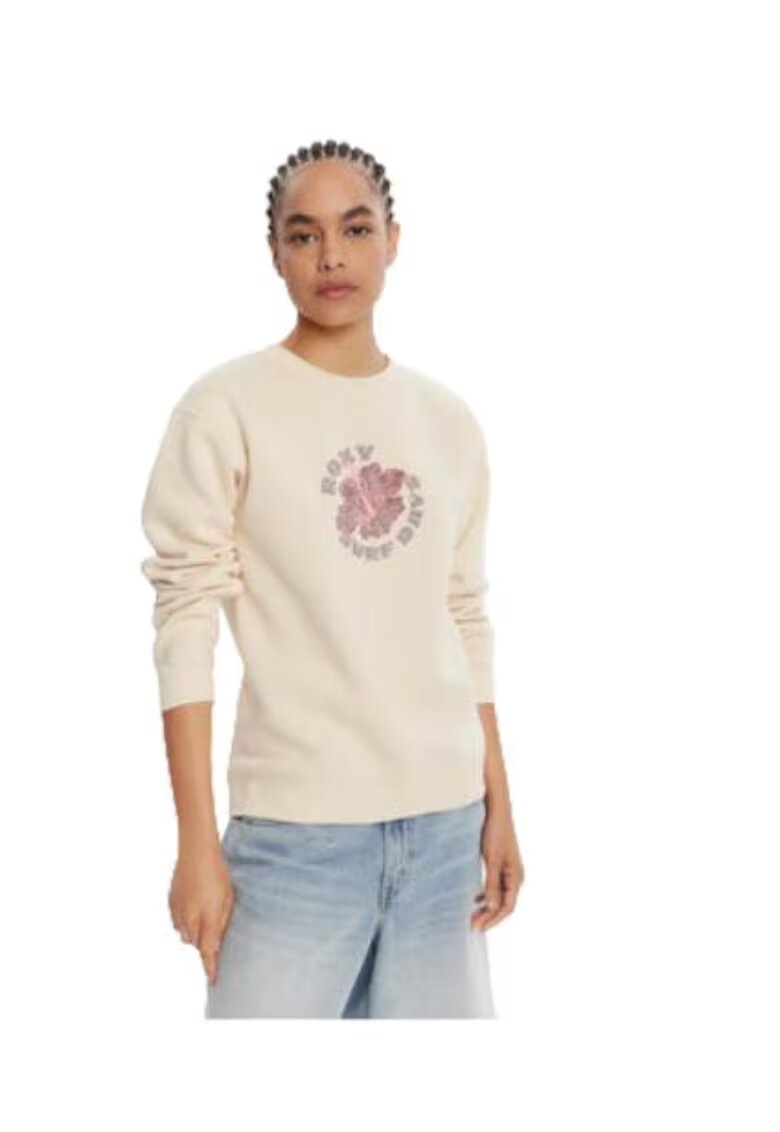 Roxy Hanorac dama - Bumbac/Poliester - Bej -