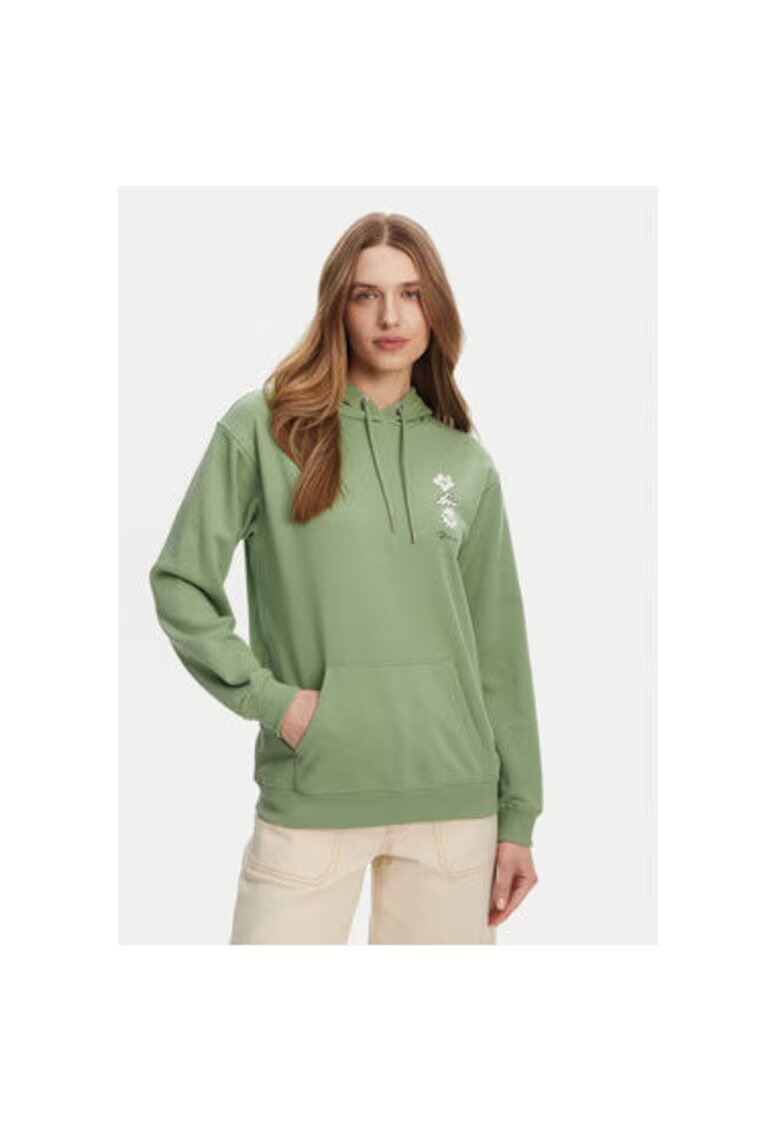 Roxy Hanorc dama ERJFT04952 - Bumbac/Poliester - Verde - Verde
