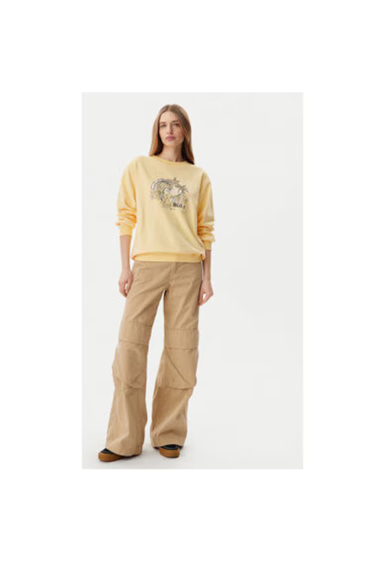 Roxy Hanorc dama ERJFT04963-NEQ0 - Bumbac/Poliester - Galben - Galben