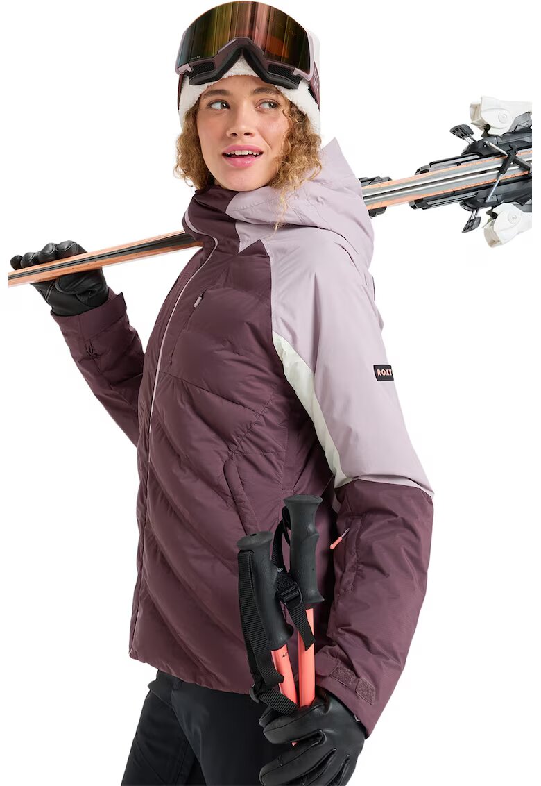 Roxy Jacheta cu gluga pentru ski Luna Frost JK - Lila/Violet prafuit
