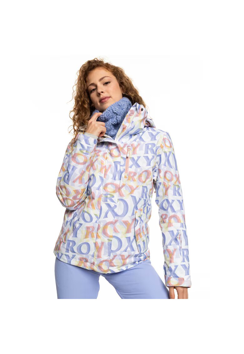 Roxy Jacheta de ski - Poliester - Multicolor - Alb