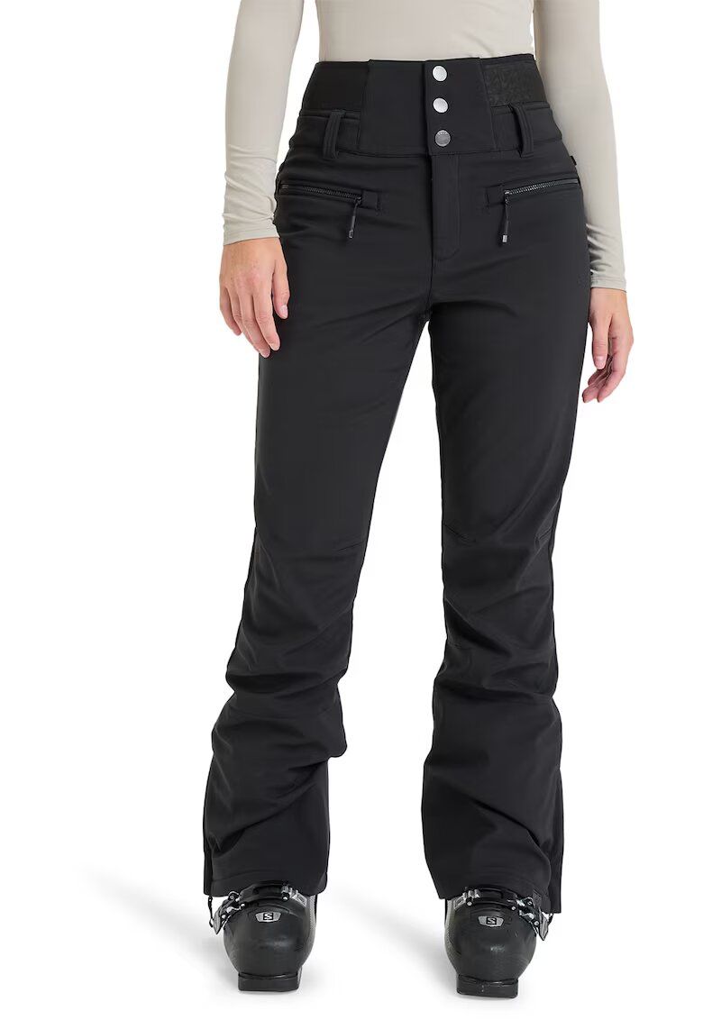 Roxy Pantaloni cu talie inalta pentru ski Rising - Negru