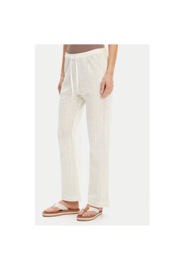Roxy Pantaloni dama ERJX603437 - Bumbac - Ecru - Ecru
