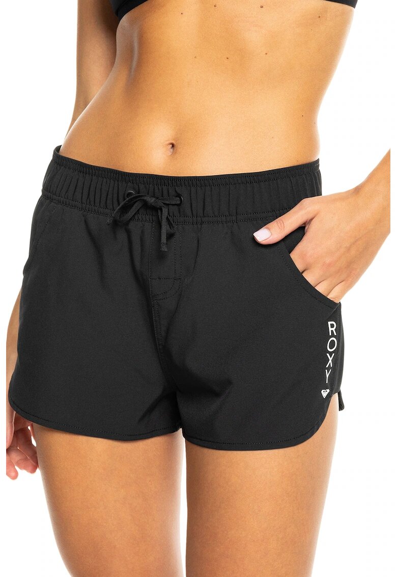 Roxy Pantaloni de scurti de baie cu snur Wave 2 - Negru
