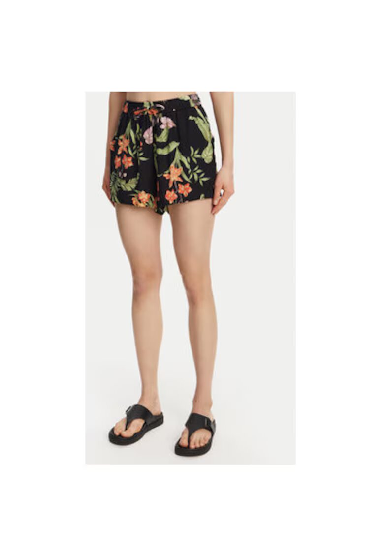 Roxy Pantaloni scurti dama ERJNS03585 - Viscoza - Negru - Negru