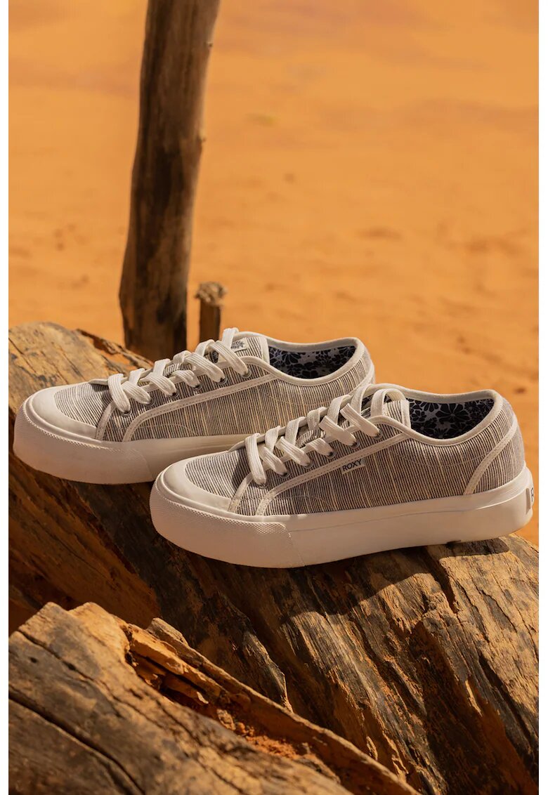 Roxy Pantofi sport flatform Cruizer - Alb/Bleumarin
