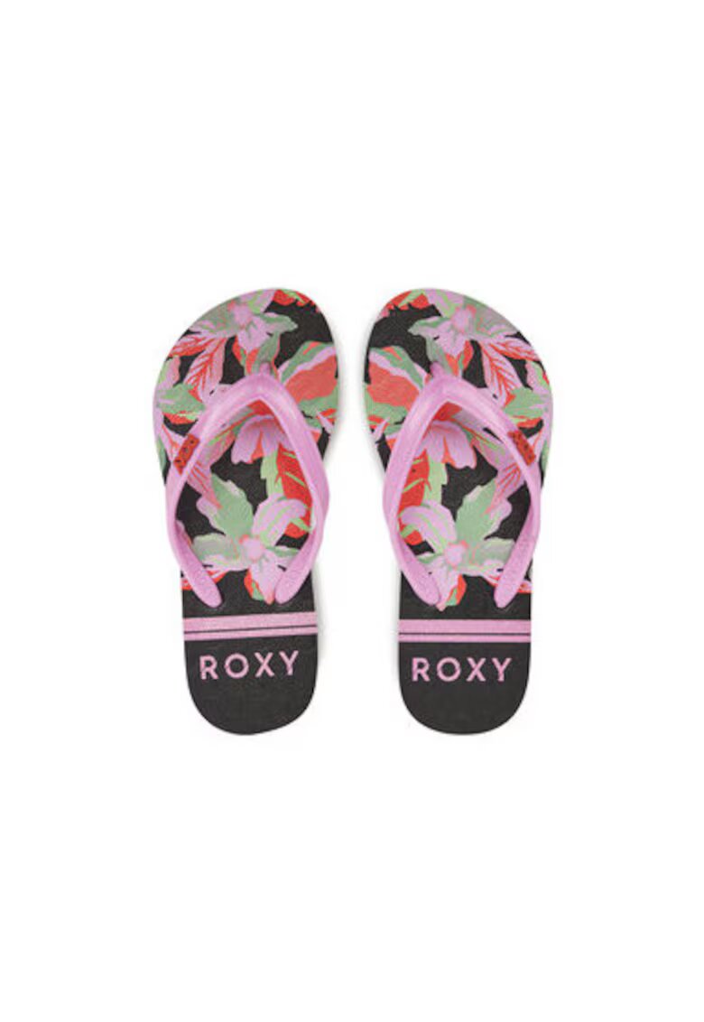 Roxy Papuci flip-flop dama ARGL100283 - Sintetic - Negru/Roz - Negru/Roz