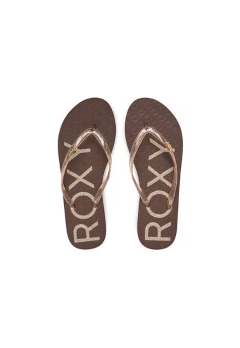 Roxy Papuci flip-flop dama ARJL100873 - Sintetic - Maro/Transparent - Maro/Transparent