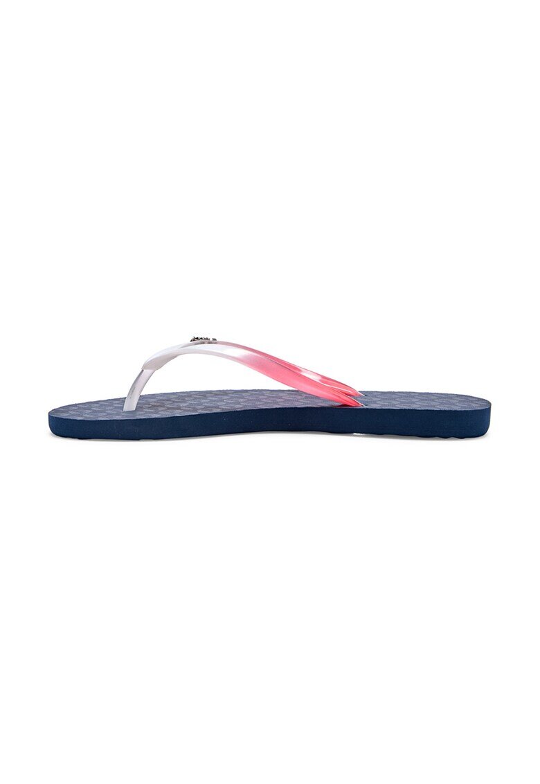 Roxy Papuci flip-flop in degrade Viva - Alb/Roz/Bleumarin