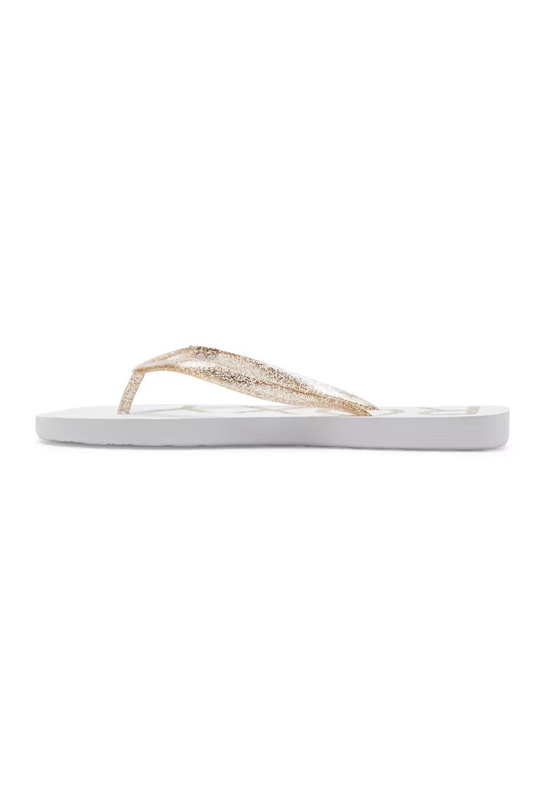 Roxy Papuci flip-flop stralucitori Viva - Auriu
