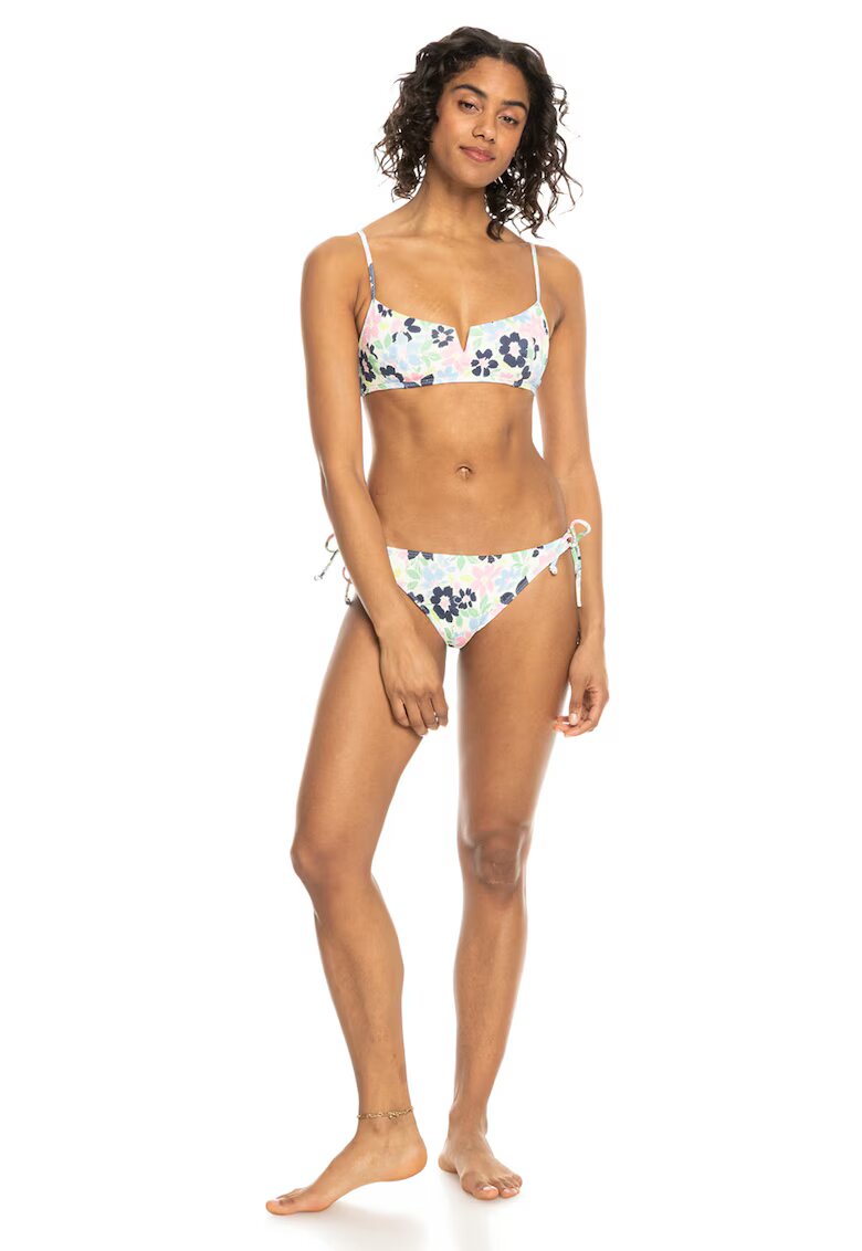 Roxy Slip cu prindere laterala Ephemere - Alb/Albastru pal