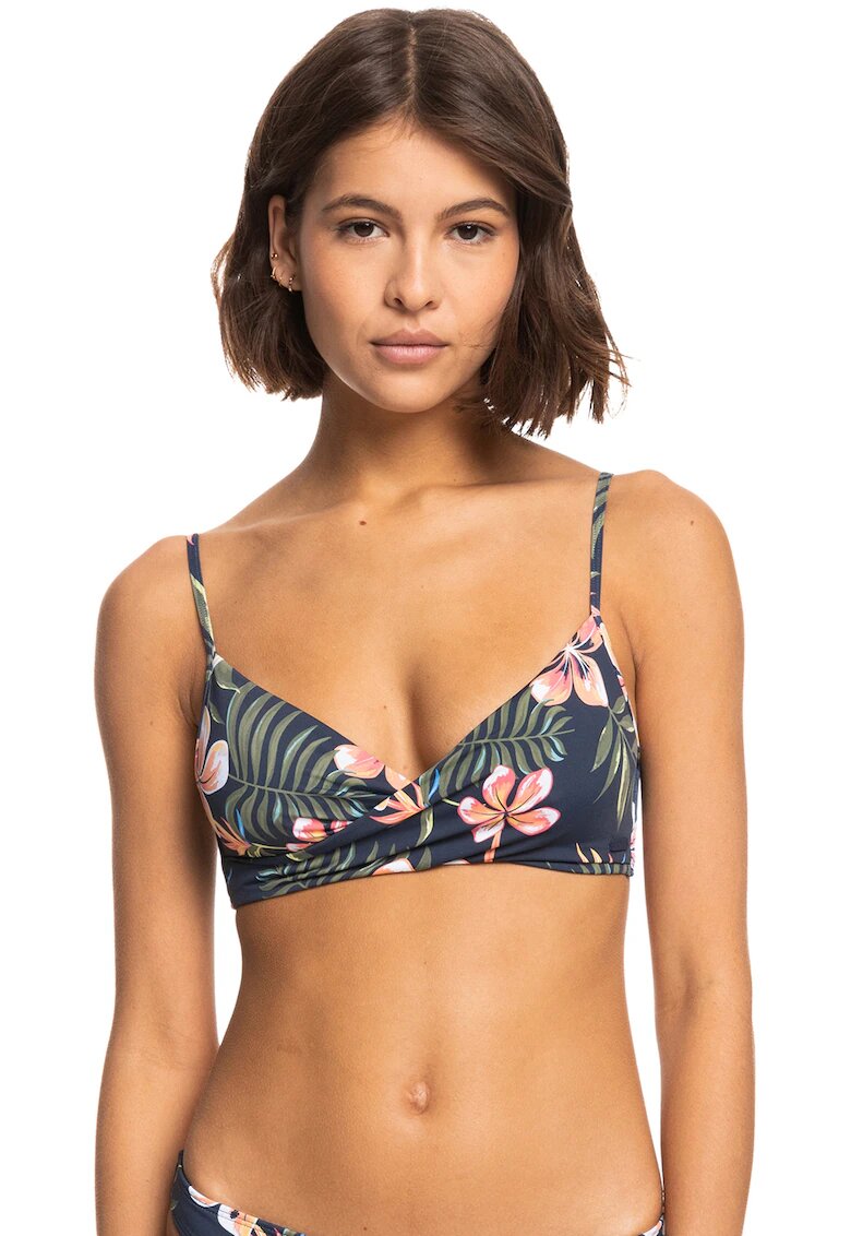 Roxy Sutien de baie cu burete Into The Sun - Piersica/Bleumarin