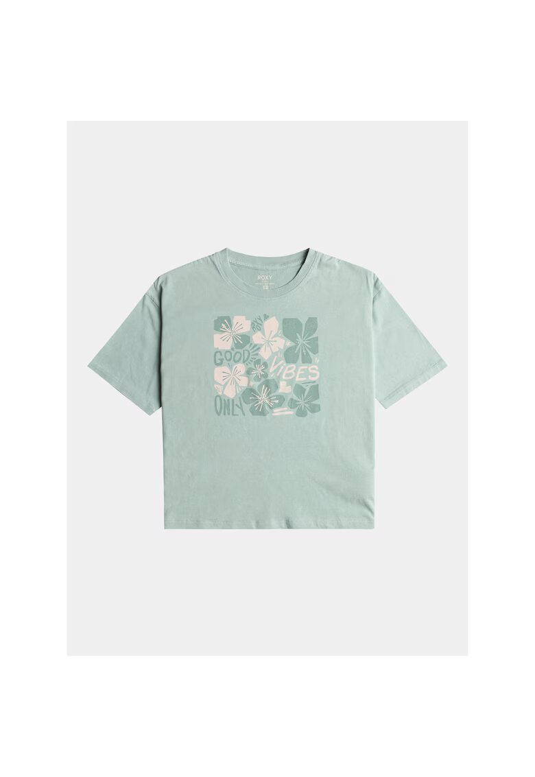 Roxy Tricou Fete - 303011376 - Bumbac - Albastru