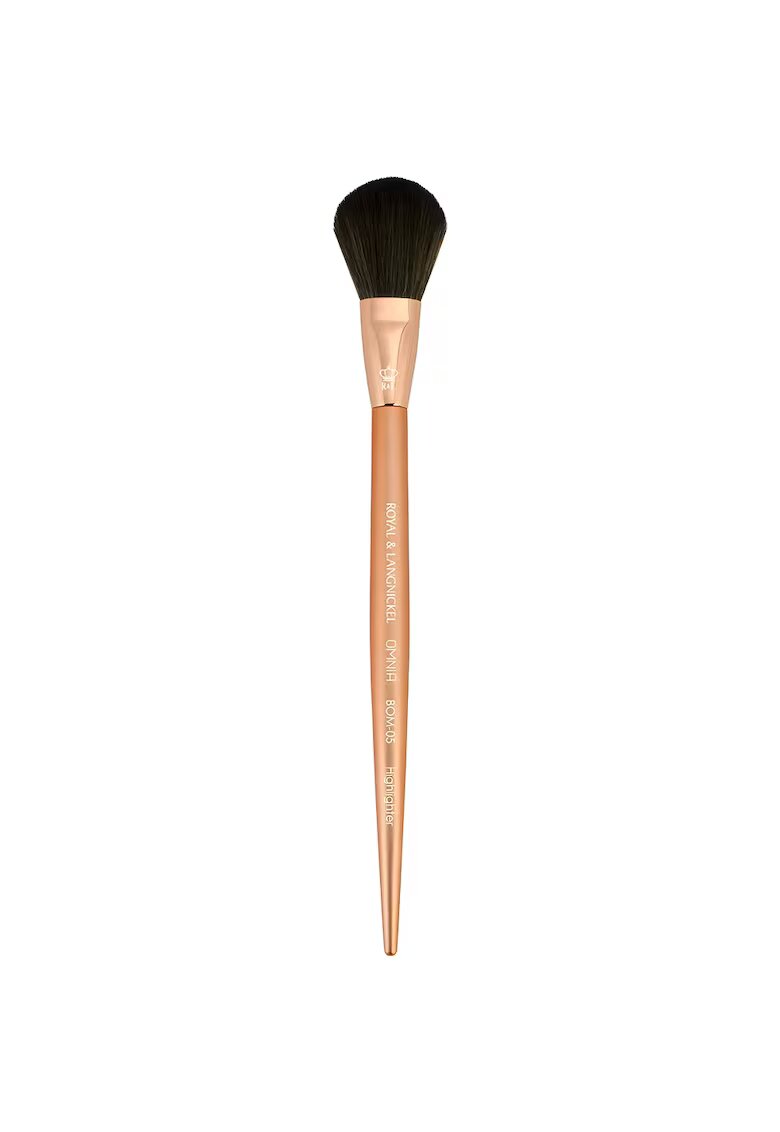 ROYAL AND LANGNICKEL Omnia Rose Gold Pensula pentru aplicarea iluminatorului