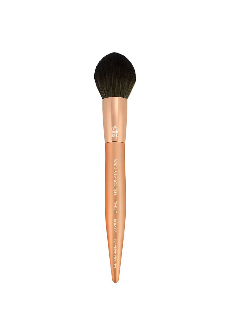 ROYAL AND LANGNICKEL Omnia Rose Gold Pensula pentru un finisaj subtil al pudrei - blush sau contur