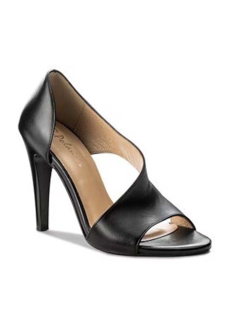 RPolanski Sandale dama 191402560 - Piele naturala - Negru - Negru