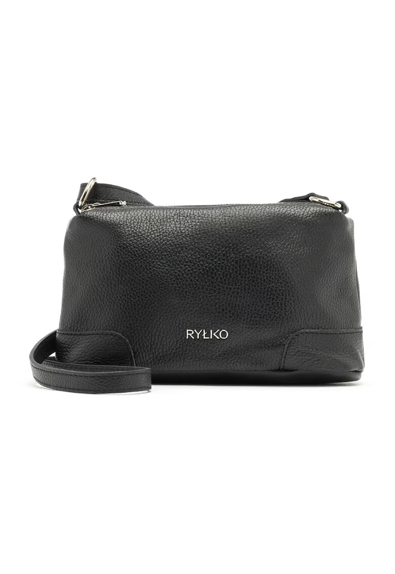 RYLKO Geanta crossbody de piele Torebka - Negru