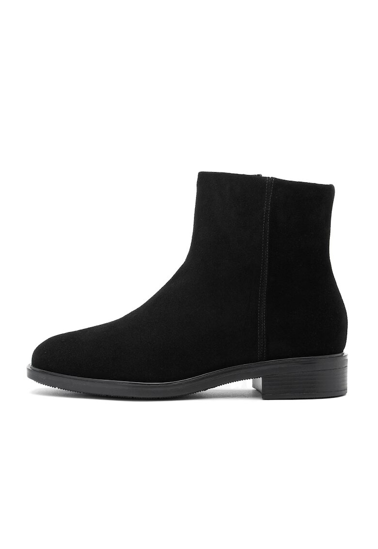 RYLKO Ghete de piele intoarsa - Negru