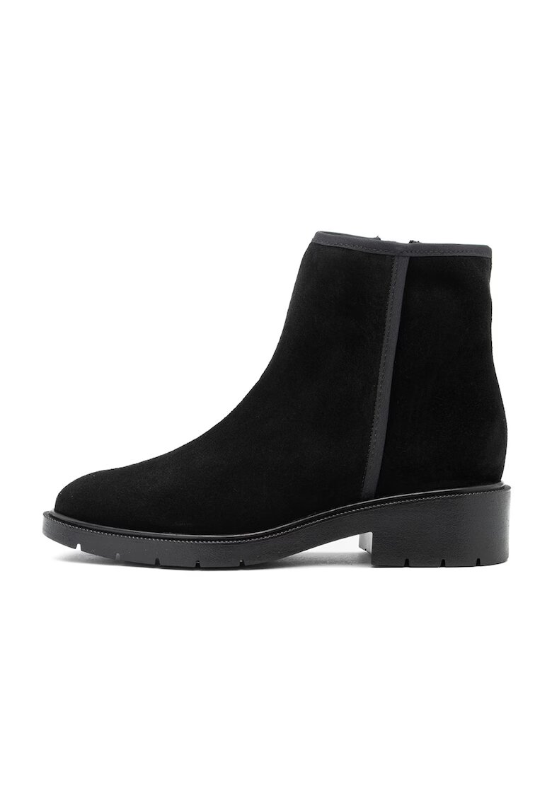 RYLKO Ghete de piele intoarsa Sasha - Negru