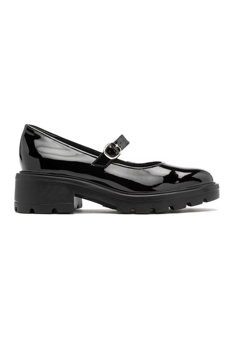 RYLKO Pantofi cu aspect lacuit Sisi - Negru
