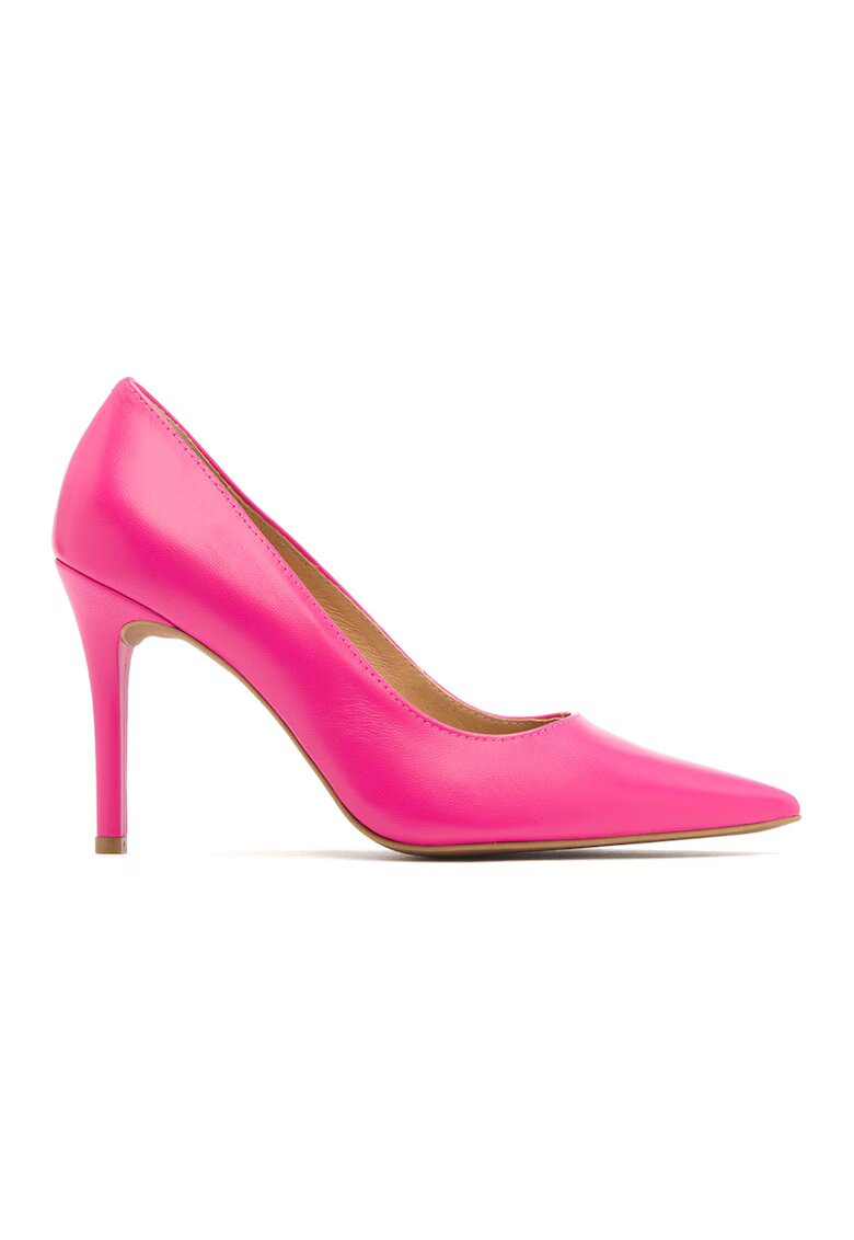 RYLKO Pantofi de piele cu toc stiletto Hayley - Fucsia
