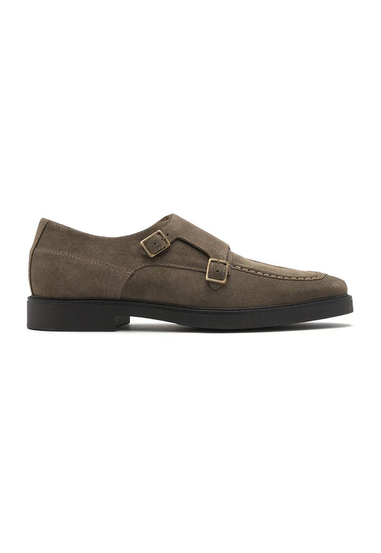 RYLKO Pantofi de piele intoarsa Alfie - Kaki