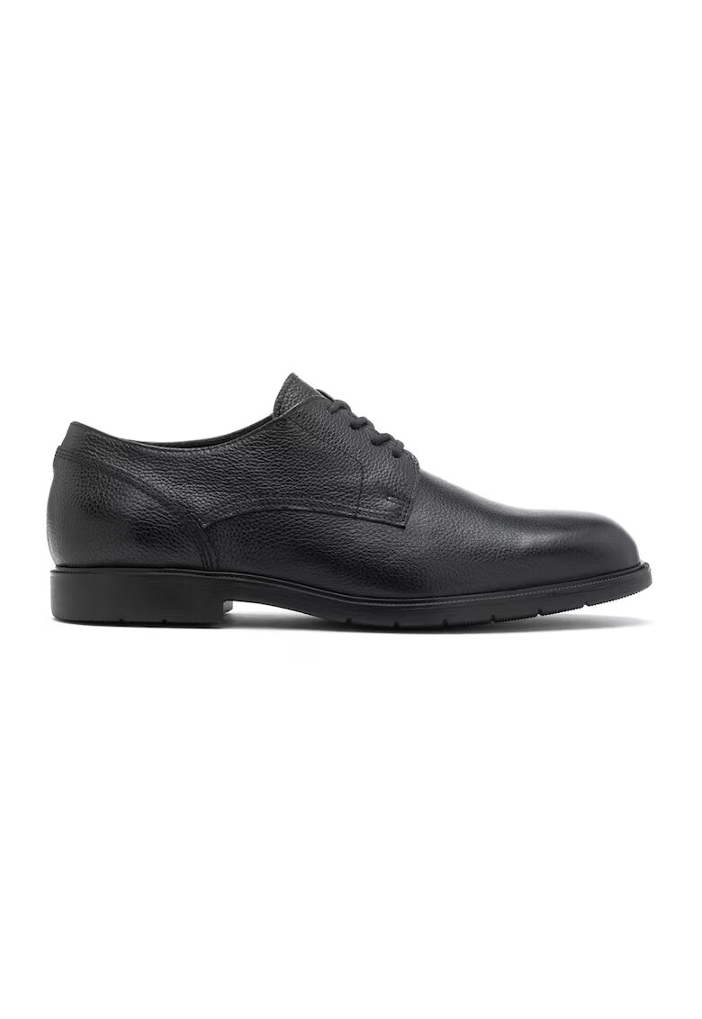 RYLKO Pantofi derby de piele Santiago - Negru