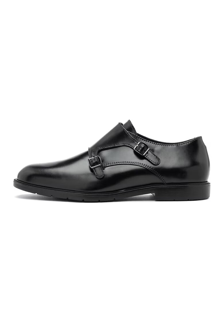 RYLKO Pantofi din piele cu catarama Jess - Negru