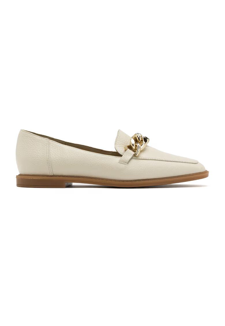 RYLKO Pantofi loafer cu varf patrat Sally - Crem