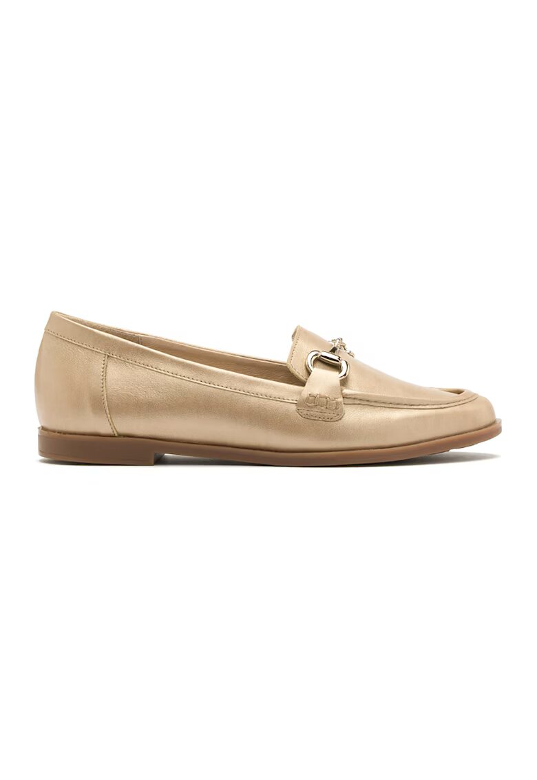 RYLKO Pantofi loafer de piele - Auriu