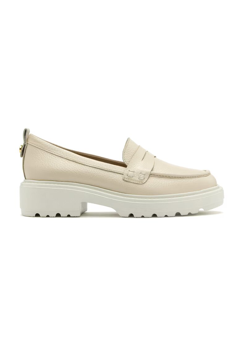RYLKO Pantofi loafer de piele - Crem