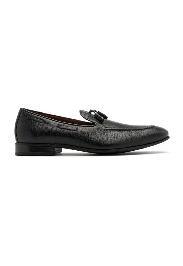 RYLKO Pantofi loafer de piele cu canafi Scott - Negru