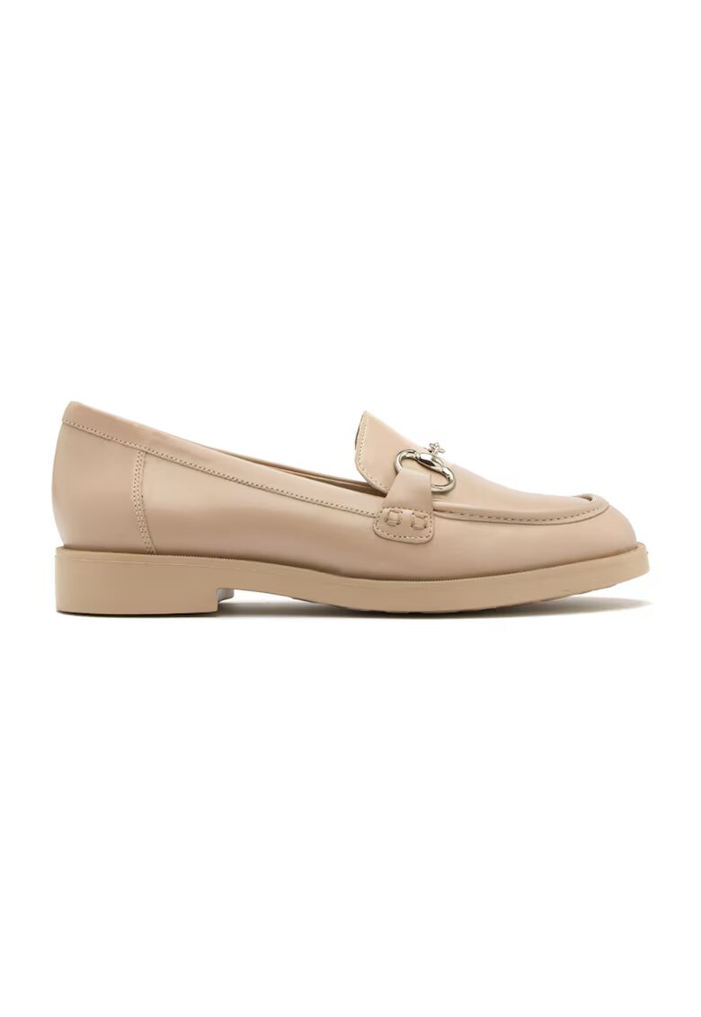 RYLKO Pantofi loafer de piele Rosalia - Bej deschis