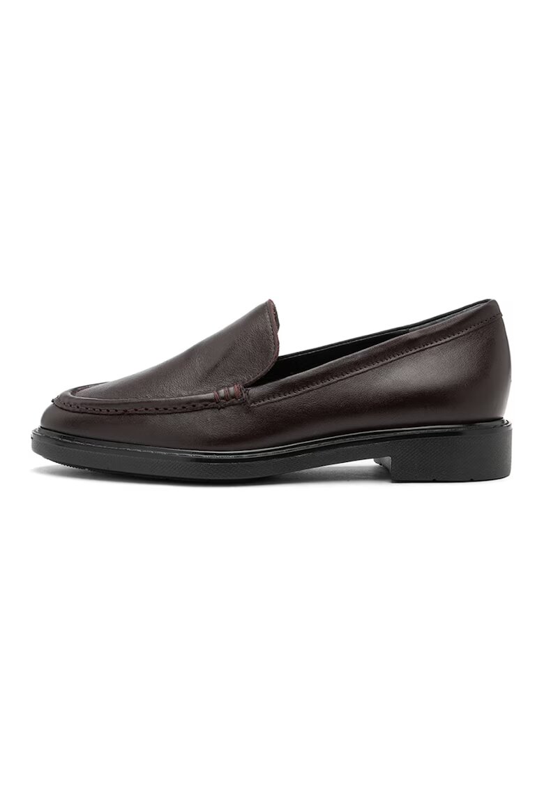 RYLKO Pantofi loafer din piele - Rosu inchis