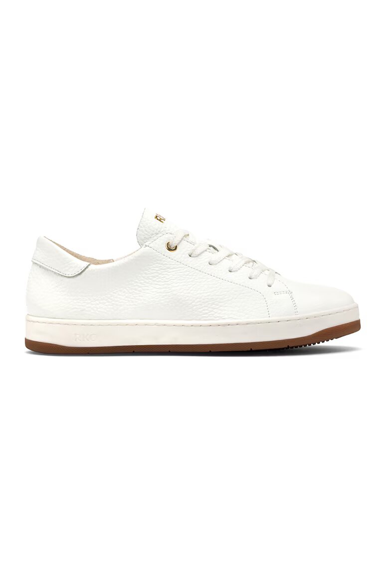 RYLKO Pantofi sport de piele cu aspect texturat Nora - Alb