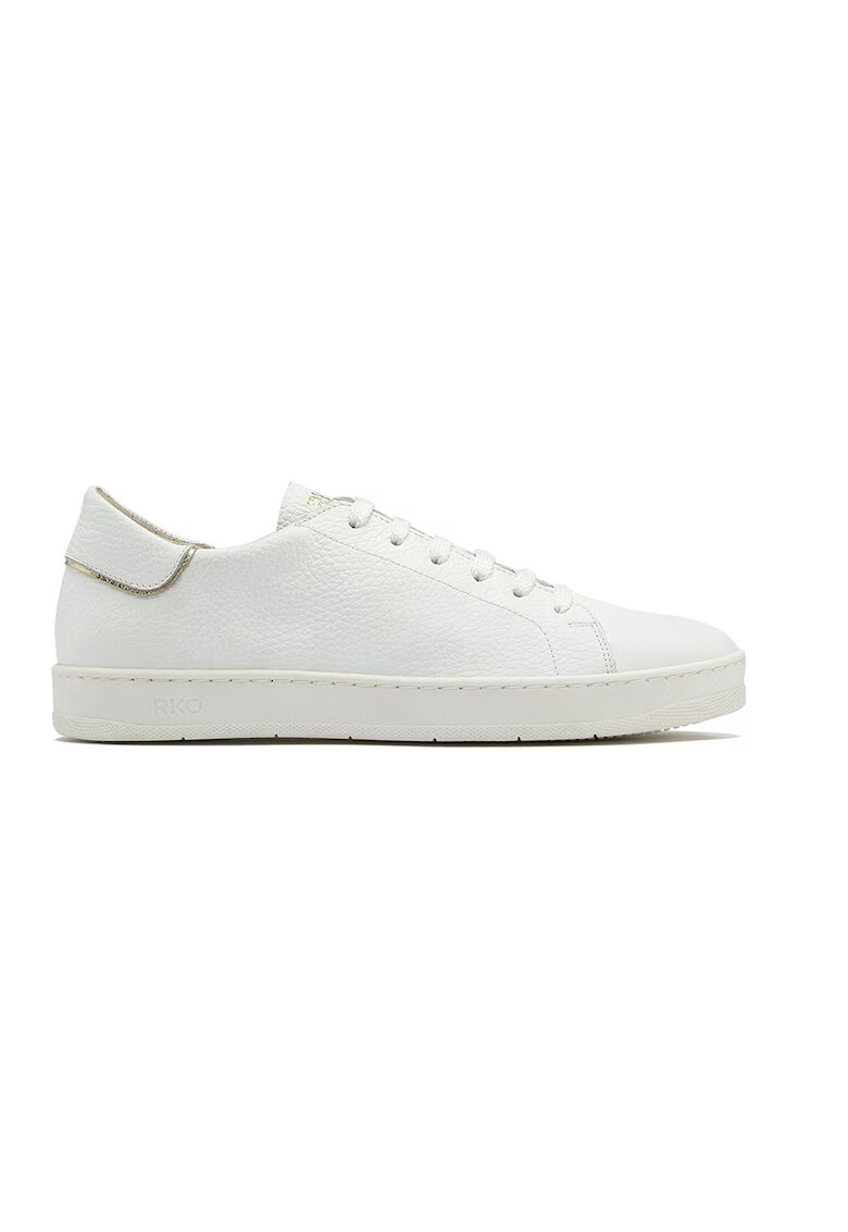 RYLKO Pantofi sport de piele cu aspect texturat Nora - Alb murdar