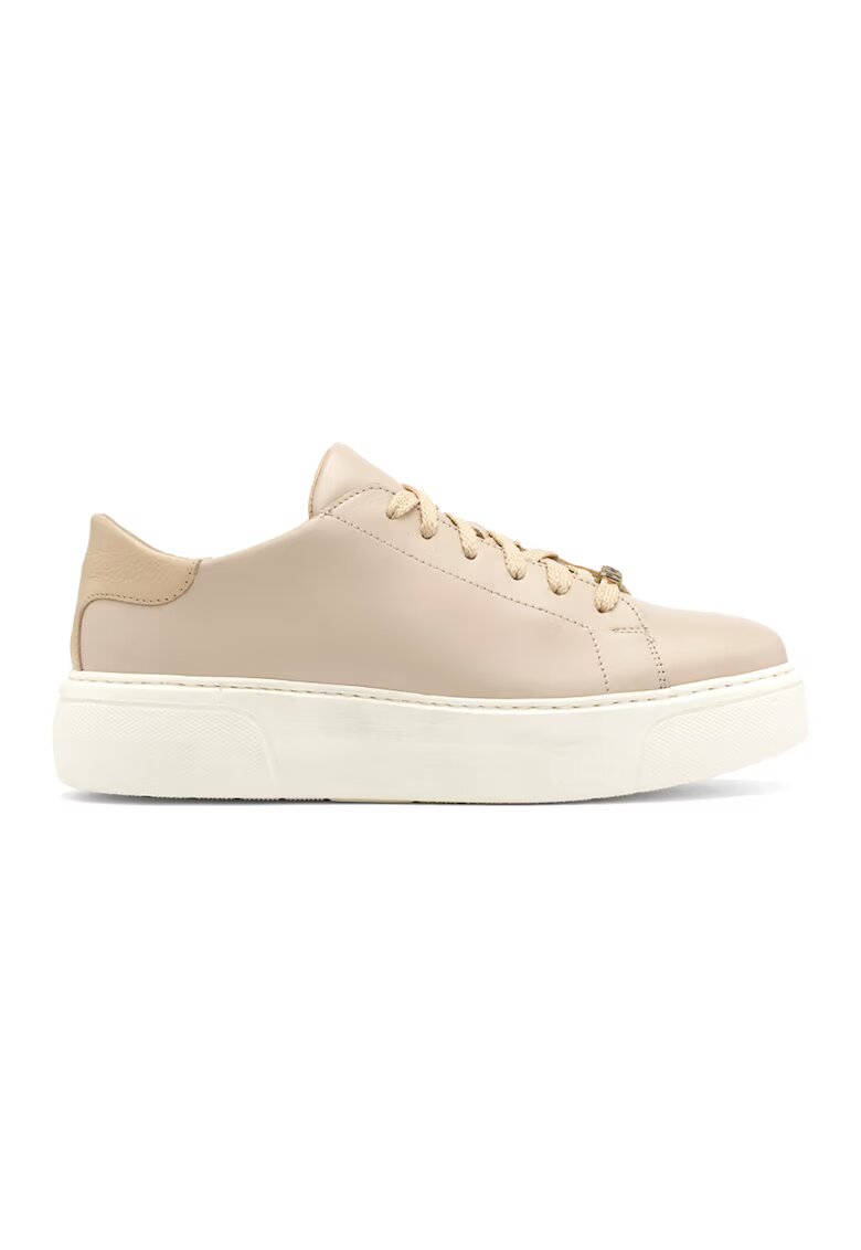 RYLKO Pantofi sport de piele June - Bej deschis