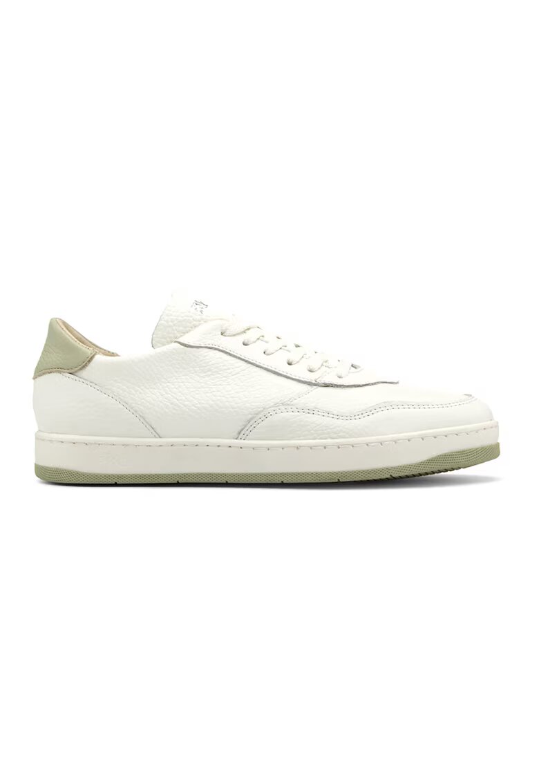 RYLKO Pantofi sport de piele Nora - Alb fildes