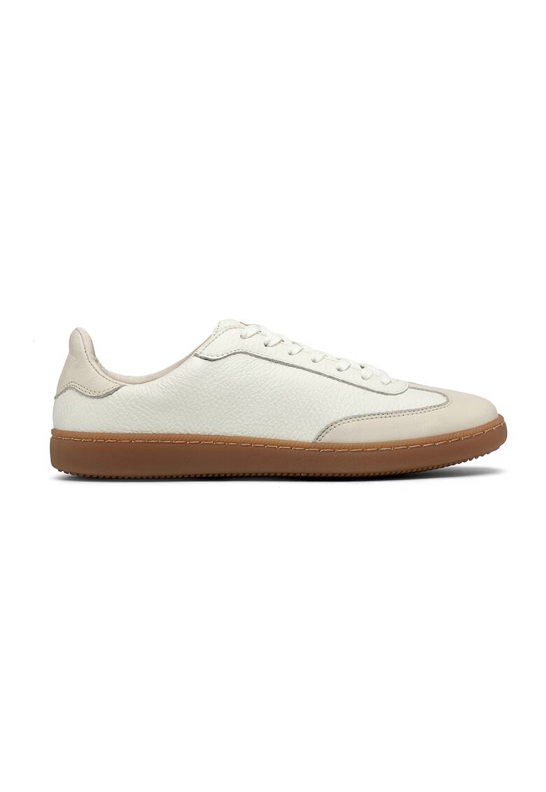 RYLKO Pantofi sport din piele cu garnituri de piele intoarsa Marcella - Crem