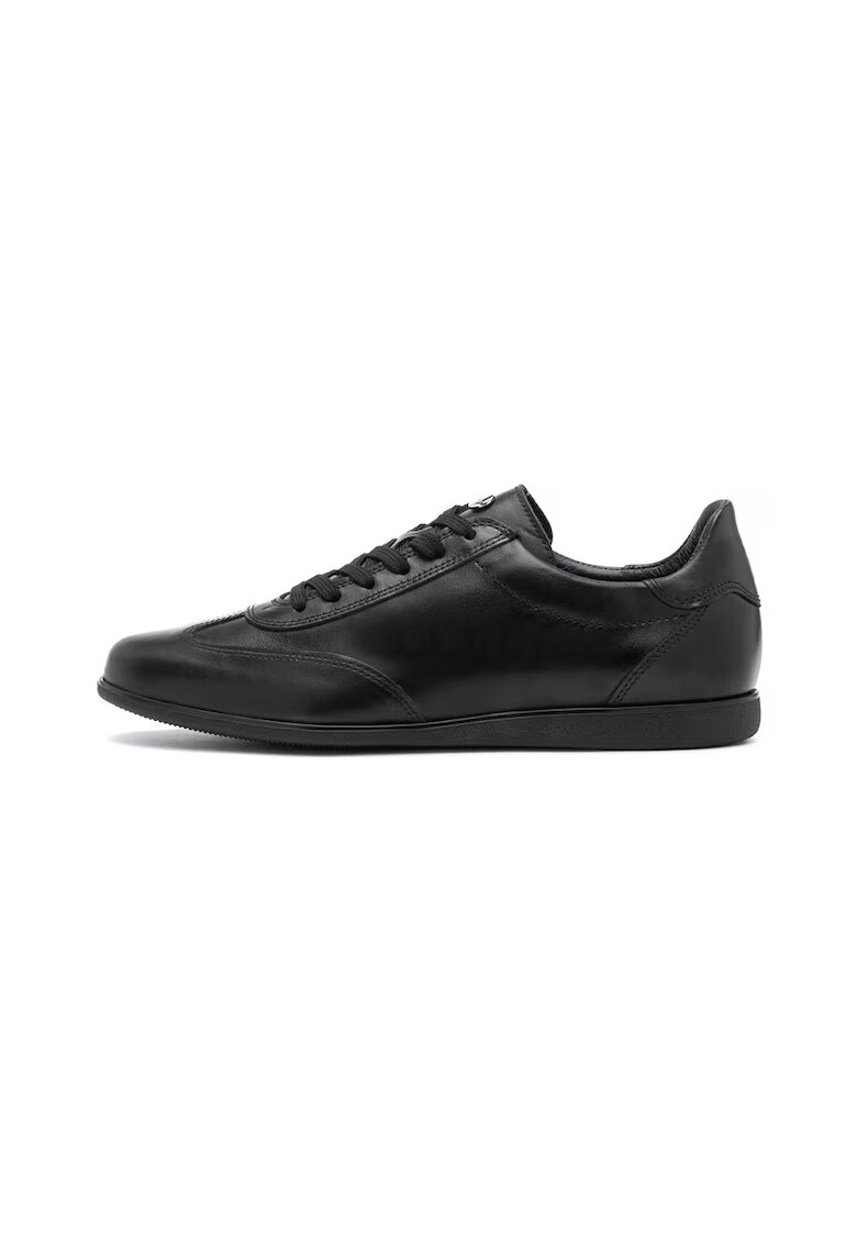 RYLKO Pantofi sport low-cut din piele intoarsa - Negru stins