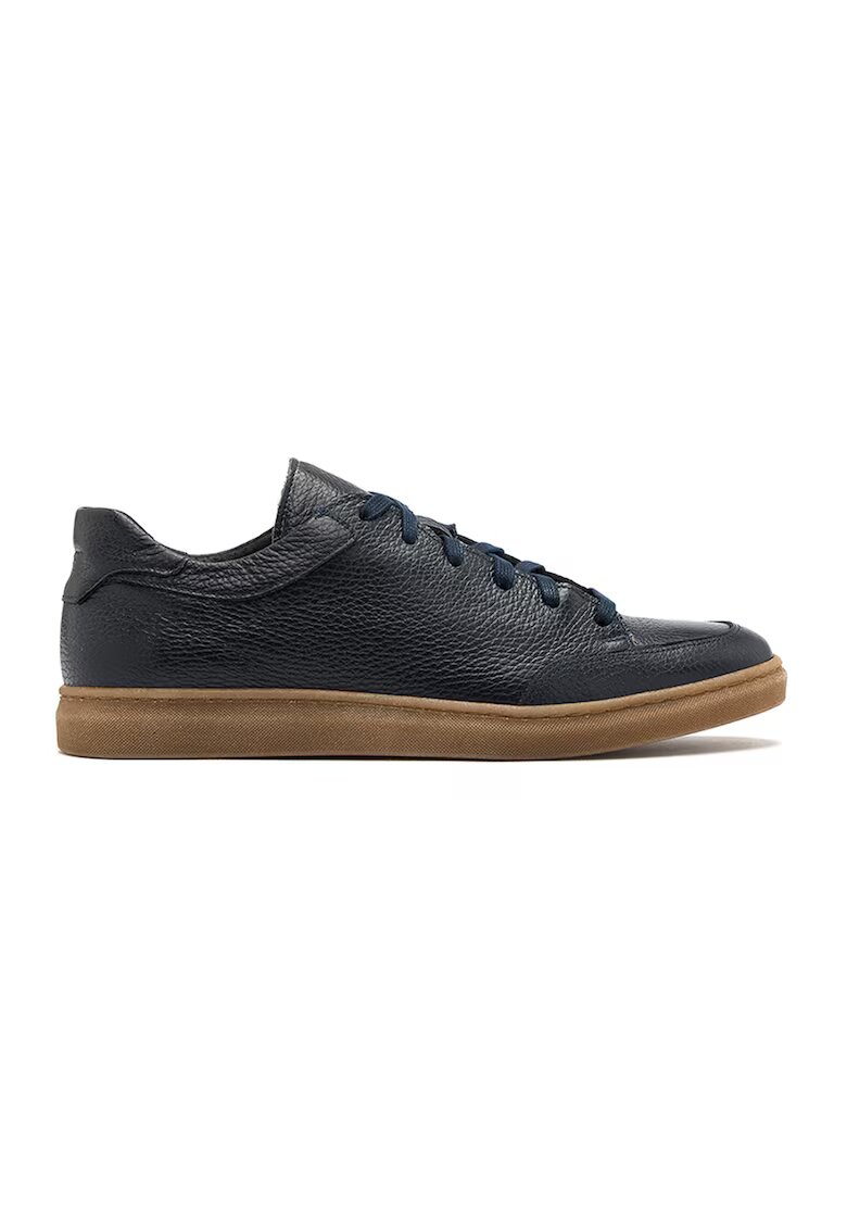 RYLKO Pantofi sport uni de piele Leo - Albastru inchis