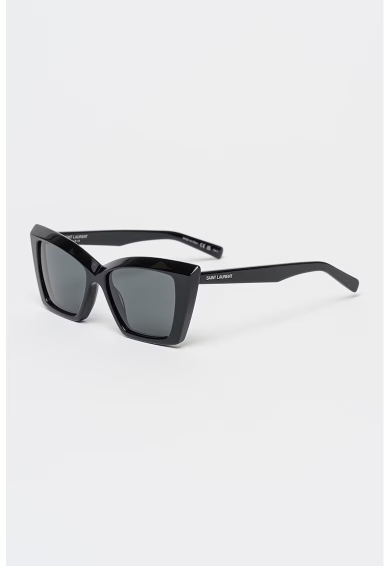 Saint Laurent Ochelari de soare cat-eye cu lentile uni