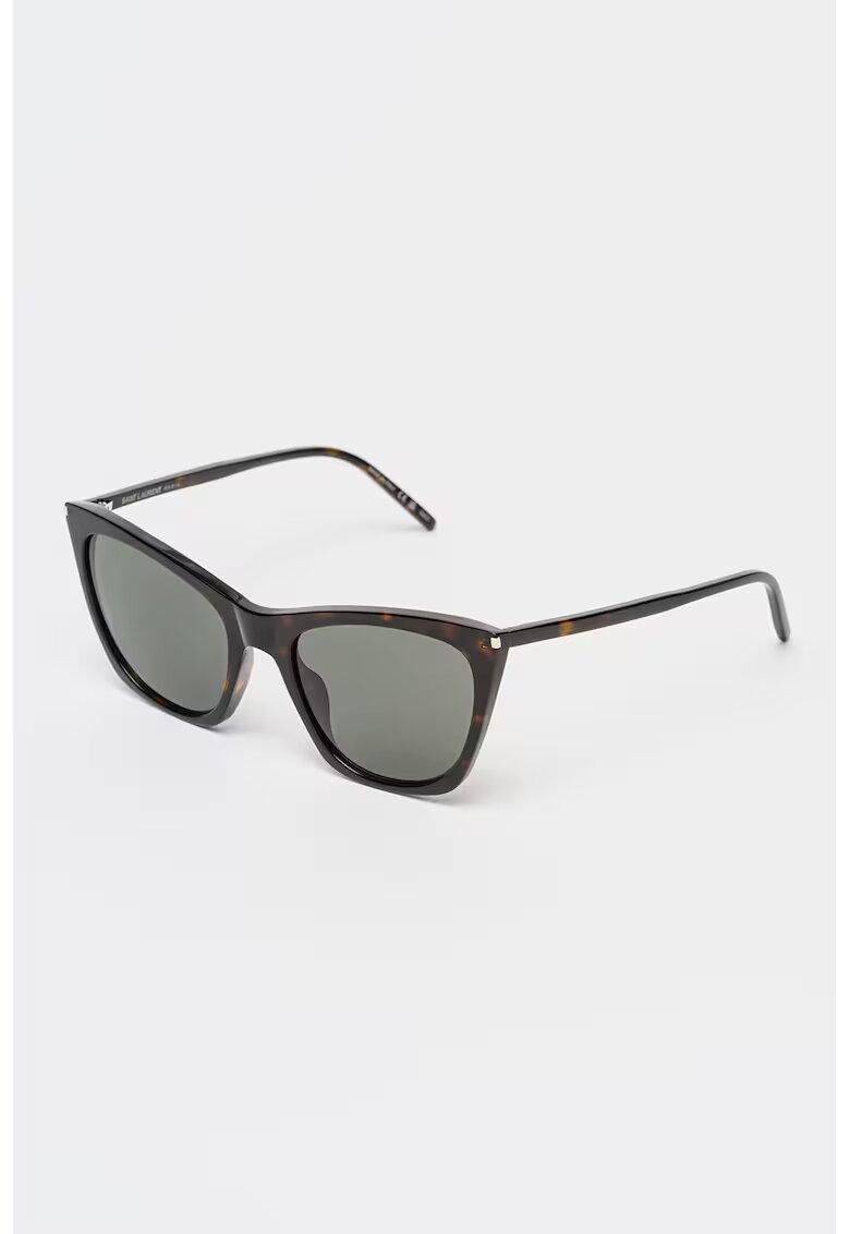 Saint Laurent Ochelari de soare cat eye Kate - Negru