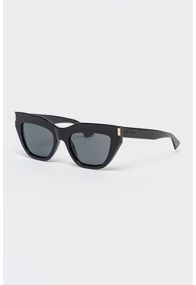 Saint Laurent Ochelari de soare cat-eye - Negru