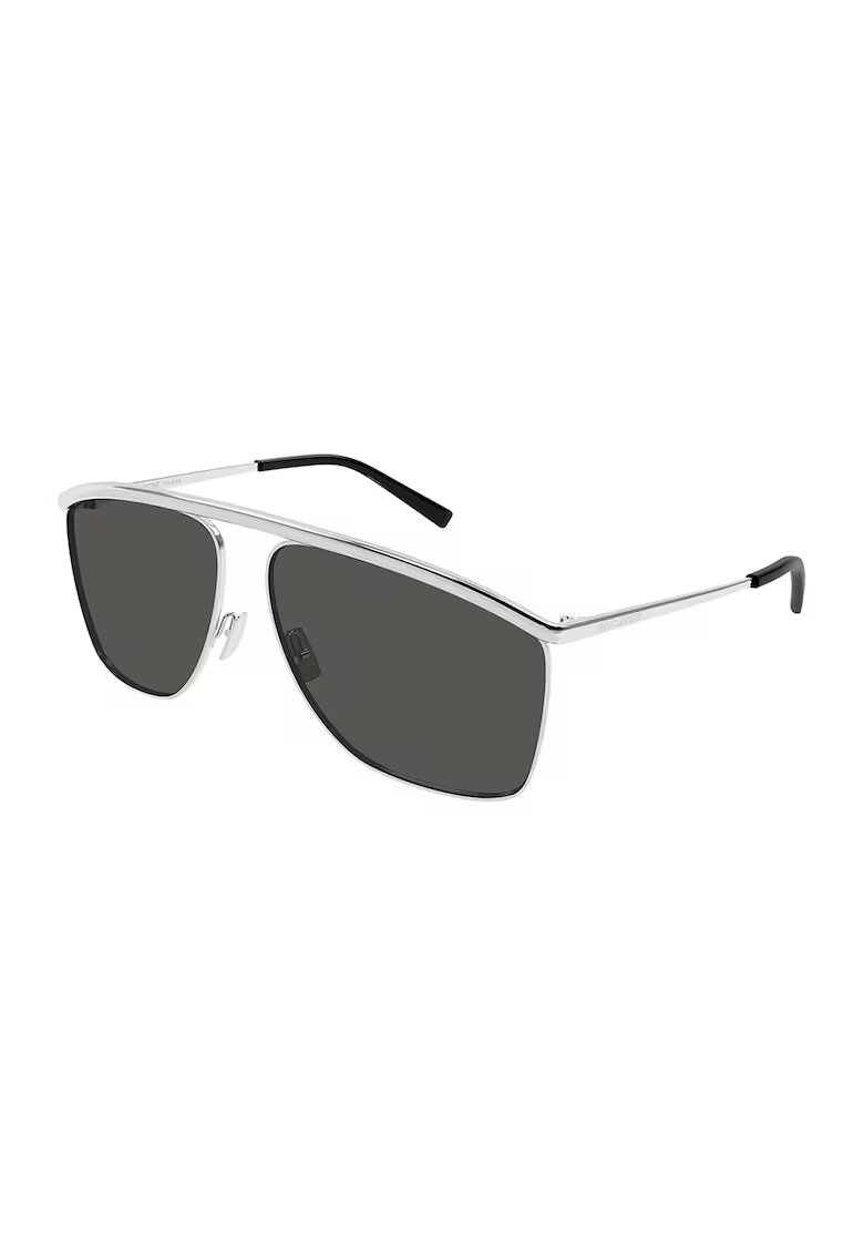 Saint Laurent Ochelari de soare pilot - Argintiu