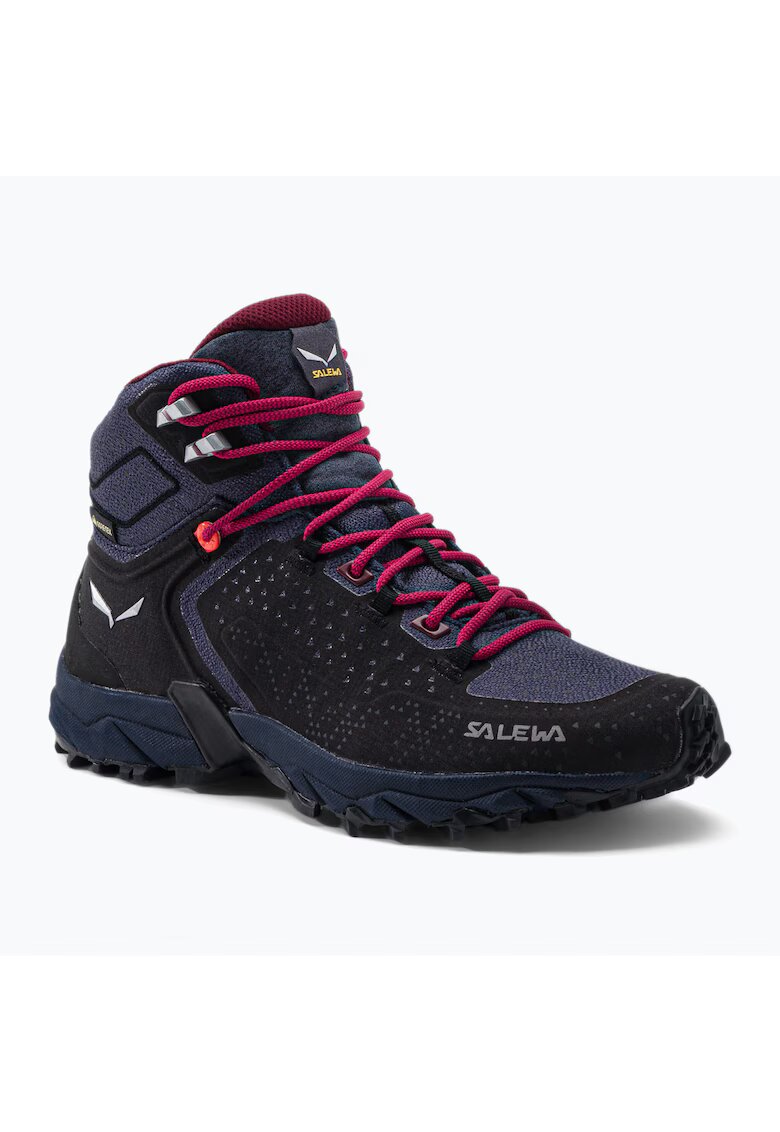 Salewa Ghete de trekking pentru femei - Textil - Gri/Negruqqq - Negru/Gri