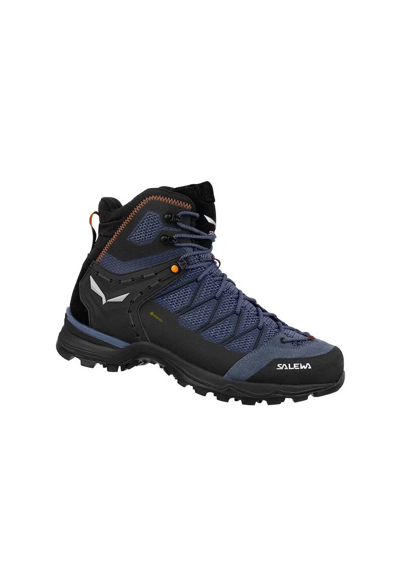 Salewa Ghete sport barbati Mtn Trainer Lite Mid - negru/albastru - sintetic - Negru/Albastru