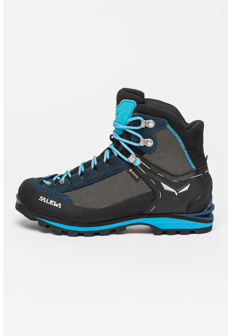 Salewa Pantofi mid-high pentru trekking Crow GTX - Negru/Albastru inchis